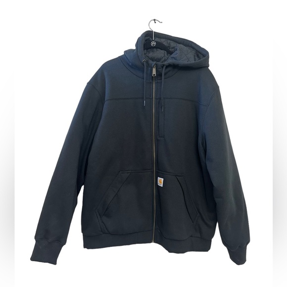 Carhartt Rain Defender Relaxed Fit Zip Up Jacket Sweatshirt Hoodie Sz XL - Picture 2 of 9